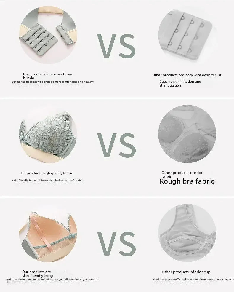 Wire-free Thin Breastfeeding Bra Comfortable Gathered Pregnancy Postpartum Breastfeeding Front Opening Pregnant Women Chest Wrap