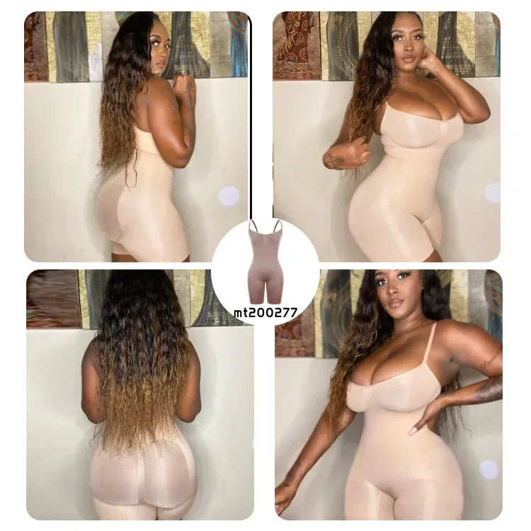 One Piece Shapewear Bodysuit Tummy Control Waist Cincher Slimming Seamless Lifting Underwear for Women