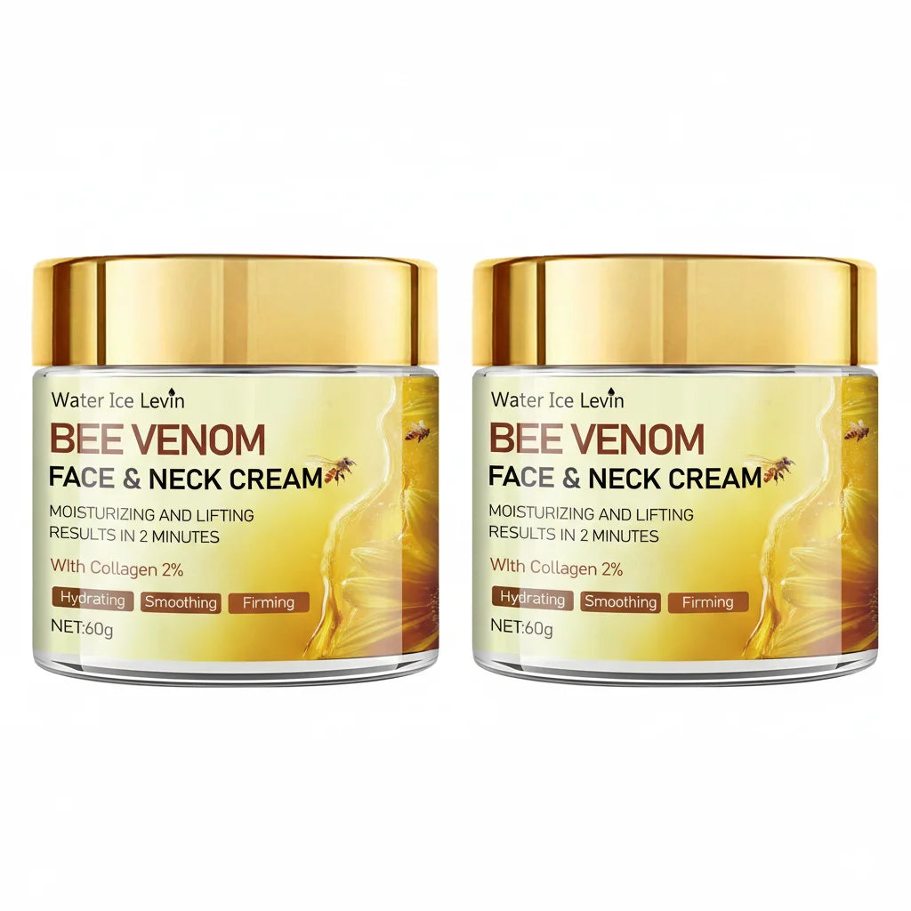 Water Ice Levin Bee Venom Face & Neck Cream – Anti-Aging Moisturizer, 60g