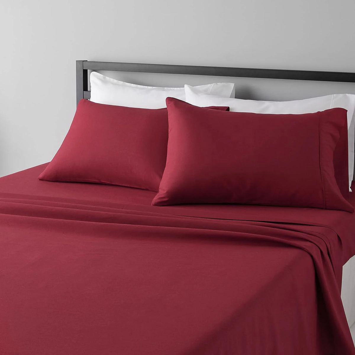 4-Piece Microfiber Sheet Set with Deep Pocket Fitted Sheet