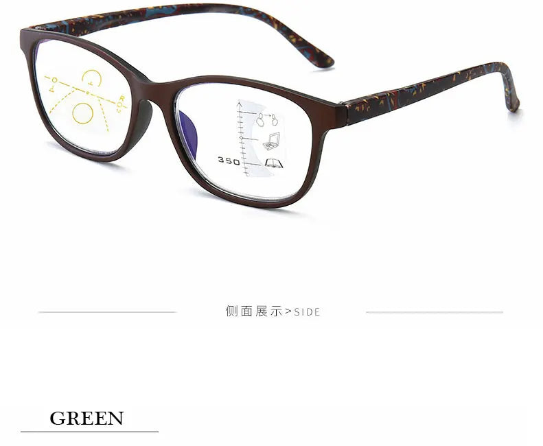 Progressive Multifocal Reading Glasses | +1.00 to +3.50