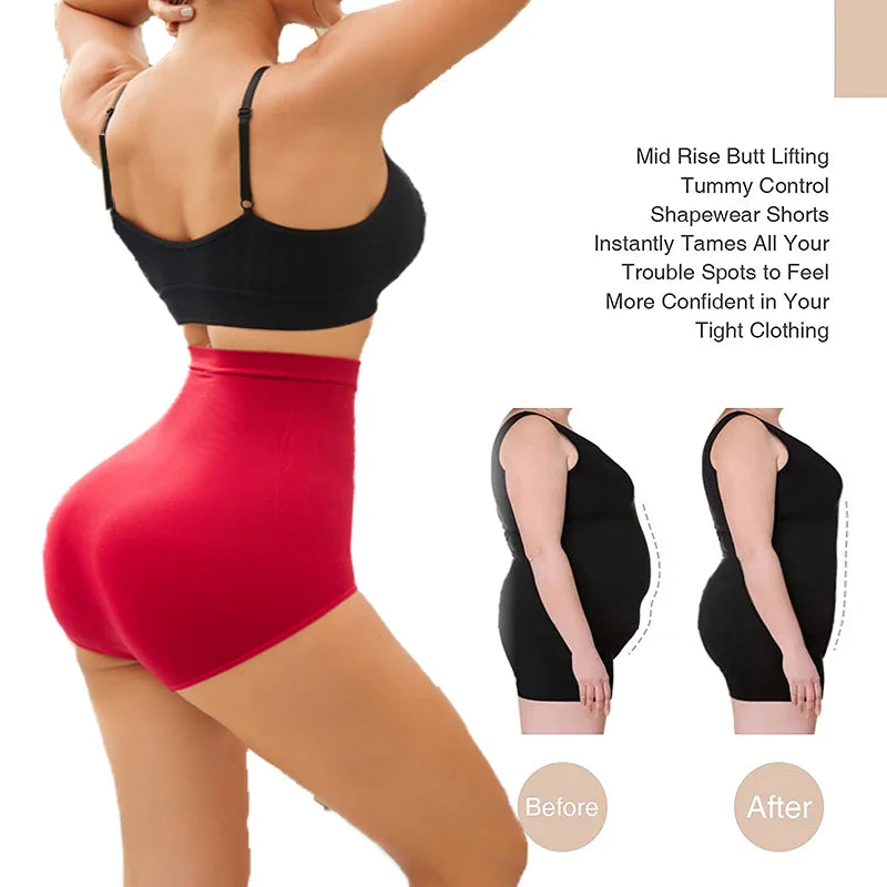 Tummy Control Thong Shapewear – High-Waist Seamless Butt Lifter Panty for Women (M–XL, 3 Colors)