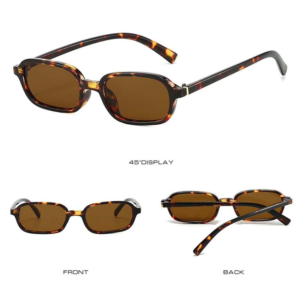 Small Rectangle Sunglasses | Retro Color Options