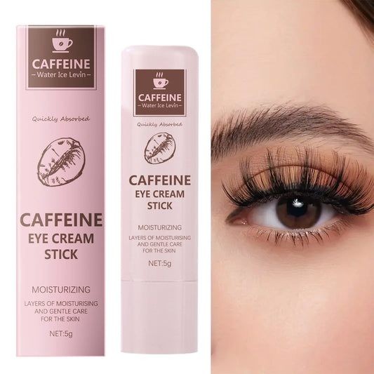 Caffeine & Cocoa Butter Eye Cream Stick – Dark Circles, Eye Bags & Fine Line Relief | Brightening Eye Care | 5g