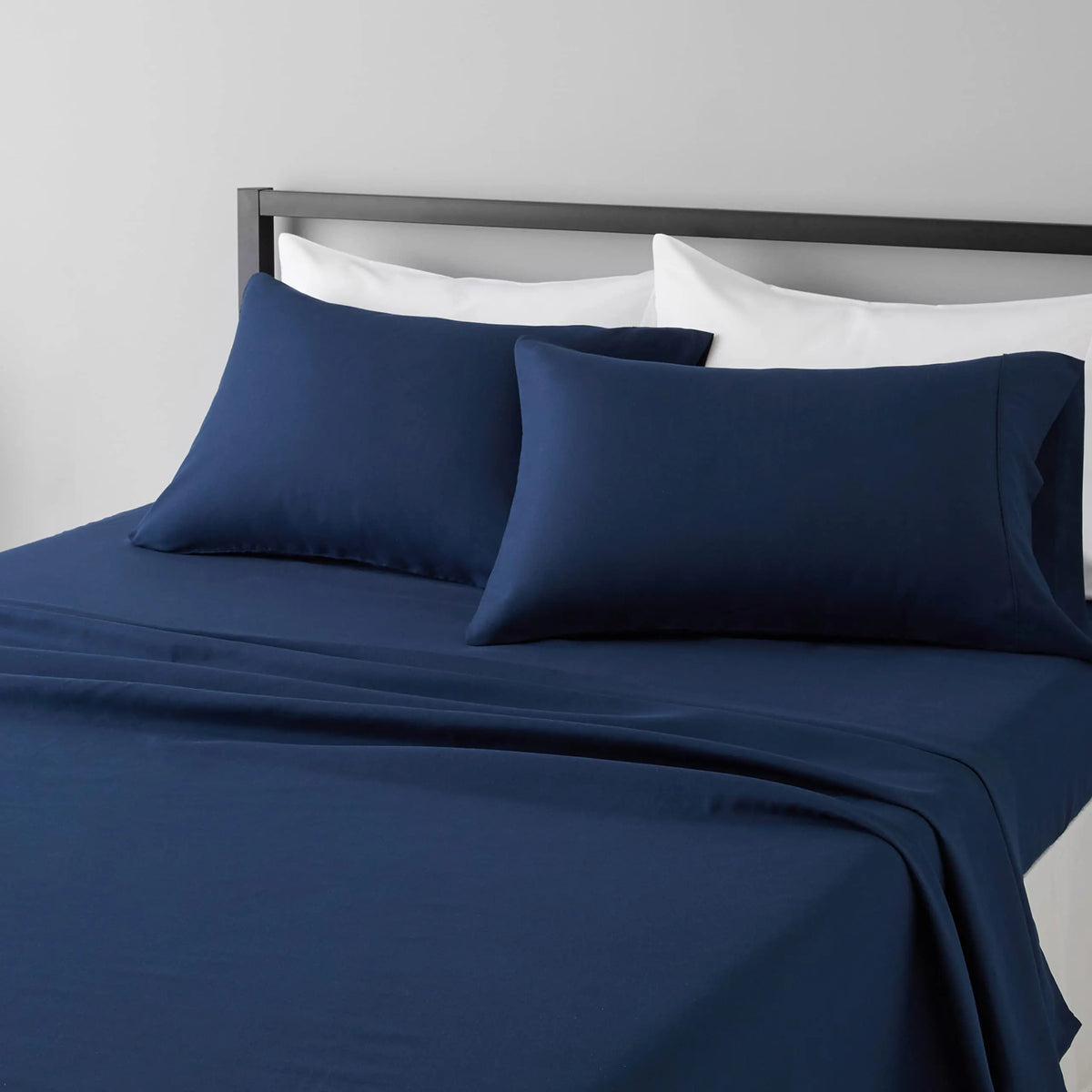 4-Piece Microfiber Sheet Set with Deep Pocket Fitted Sheet