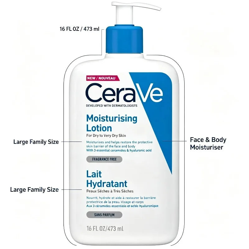 CeraVe Moisturizing Lotion for Face & Body – 473ml