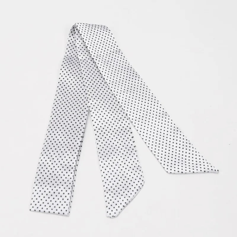 Skinny Scarf Hair Small Women Simple Style Handle Ribbon Fashion Printing Hairband Headscarf Beautiful Scarves Bags for Women