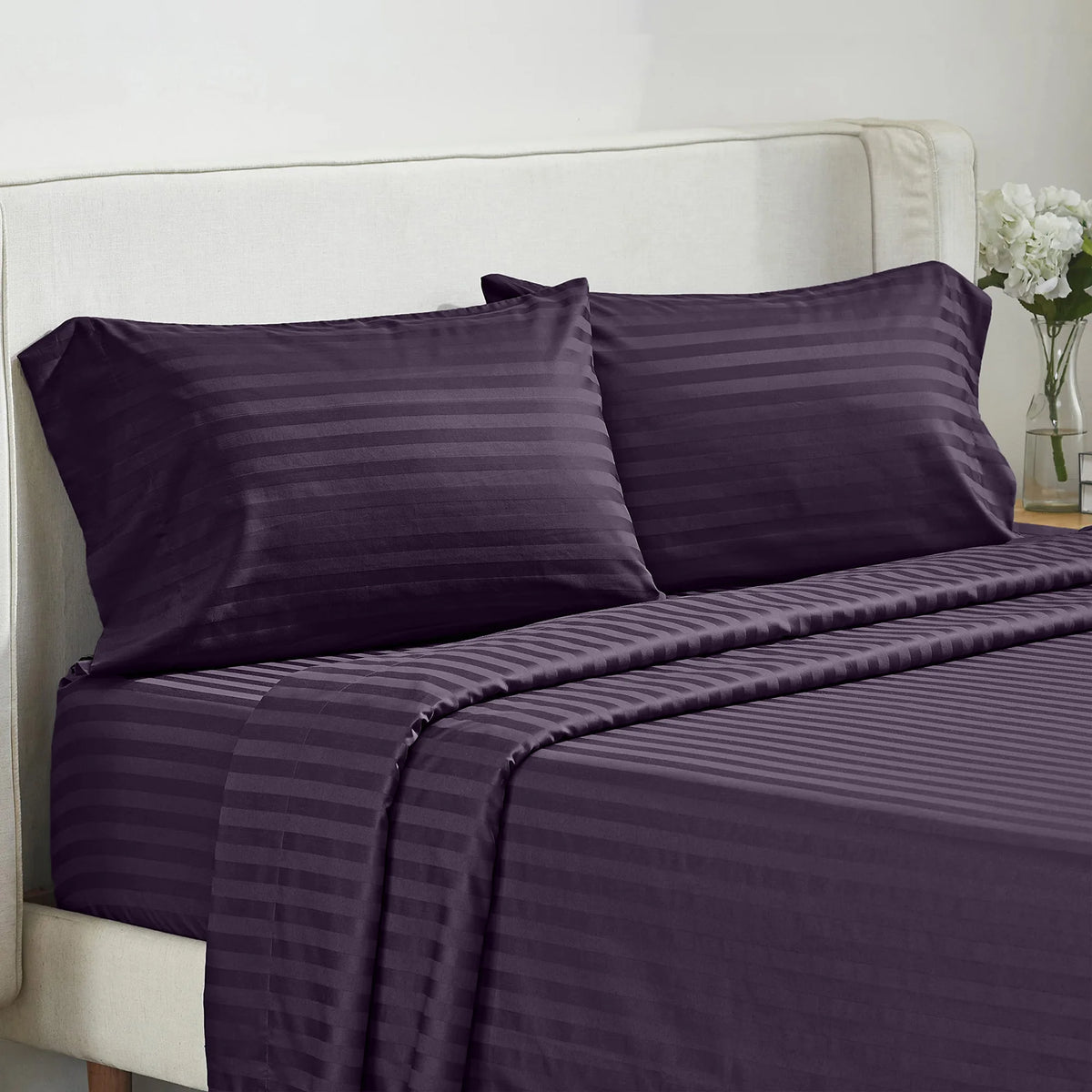 4-Piece Microfiber Sheet Set with Deep-Pocket Fitted Sheet