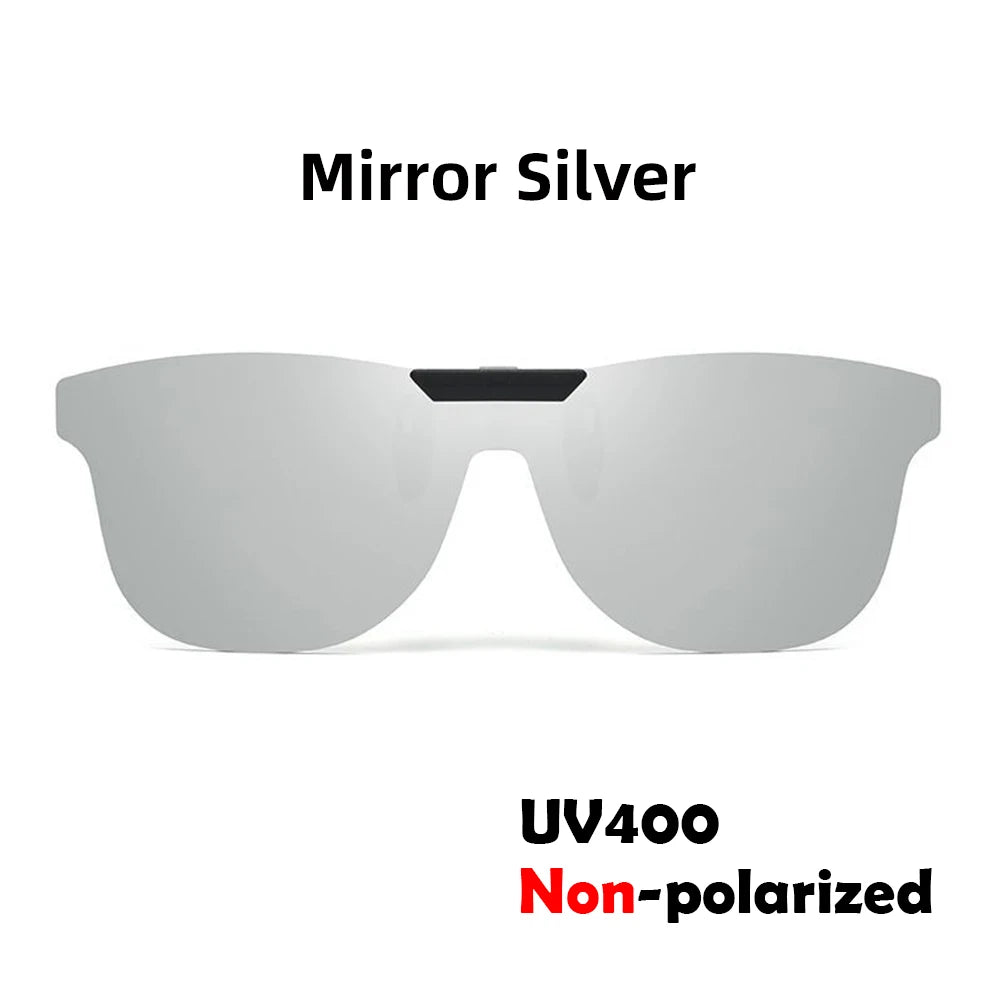Square Flip-Up Clip-On Sunglasses | Color Options