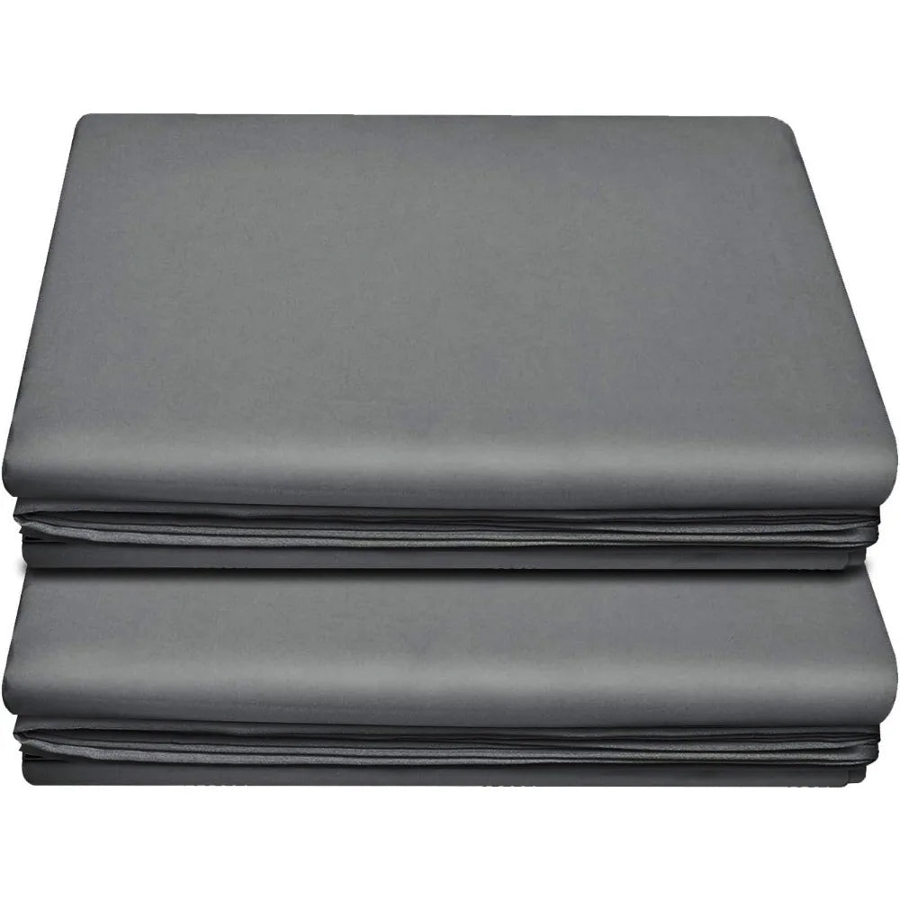 Soft Polyester Flat Sheet with 4-Inch Hem