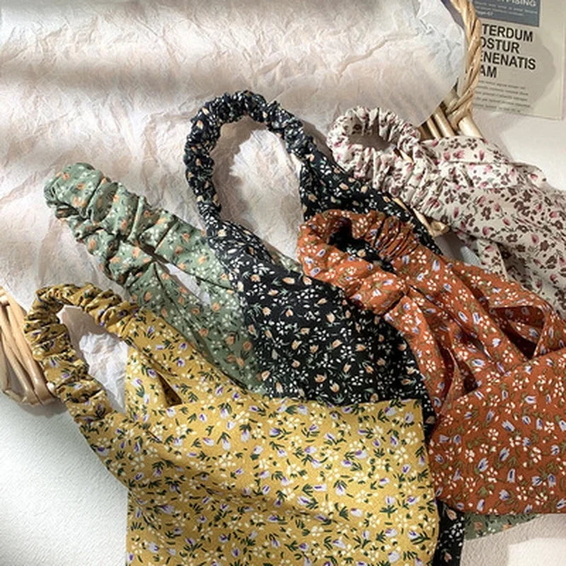 Floral Kerchief Headwear Wrist Head Wrap Scarf Triangular Headscarf Accessories Hair Band Fashion Women Hats Creative Gifts