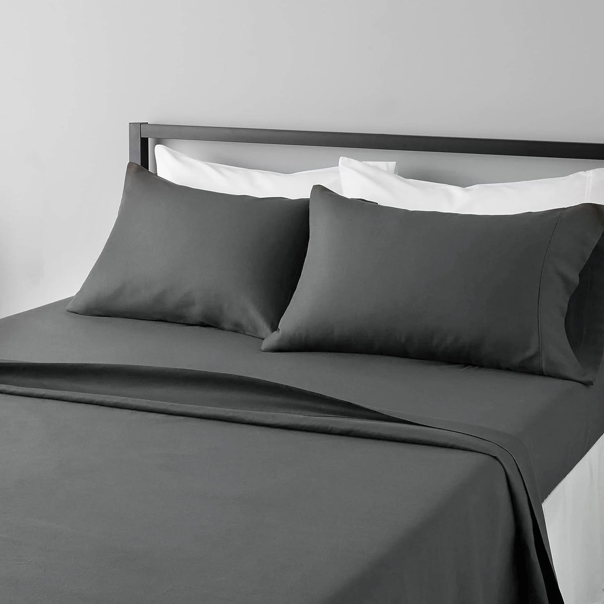 4-Piece Microfiber Sheet Set with Deep Pocket Fitted Sheet