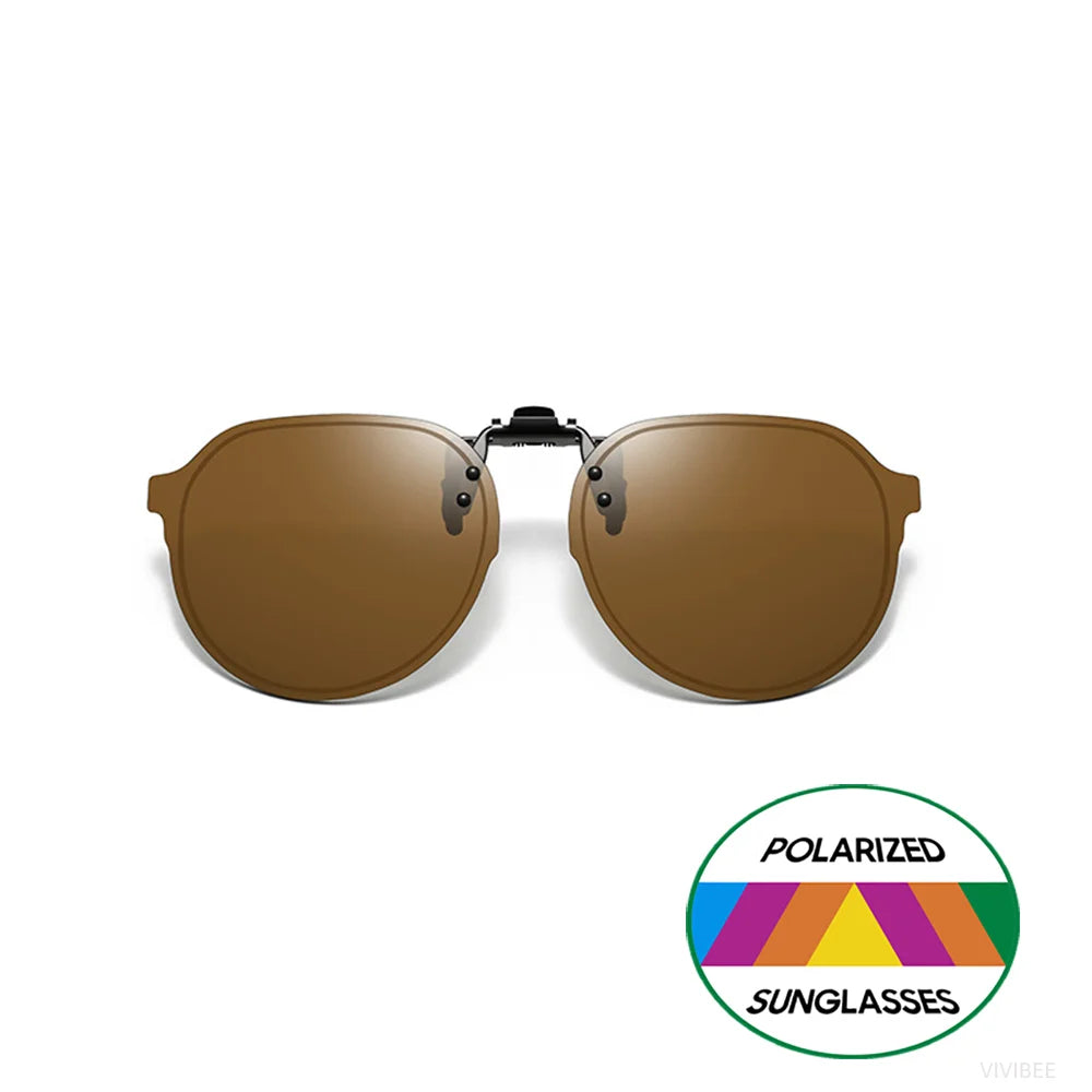 Flip-Up Clip-On Sunglasses | Colored Lens Options