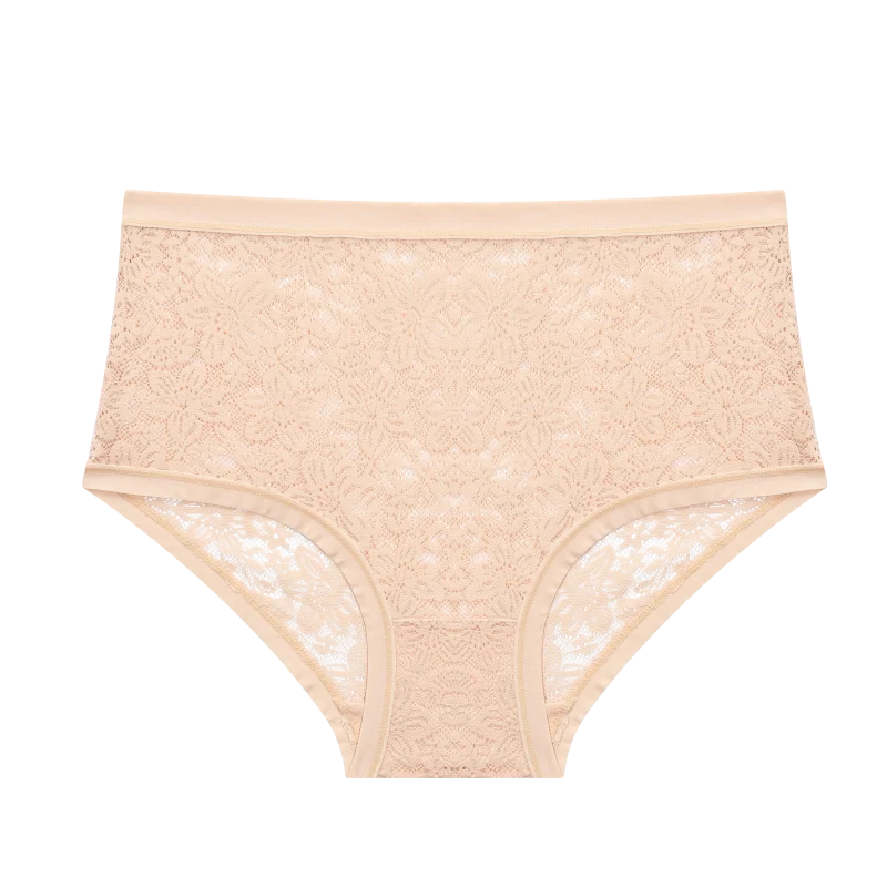 Hollow-Out Floral Lace Brief Panties – Sexy Low-Rise Underwear for Women (S–2XL, 6 Colors)