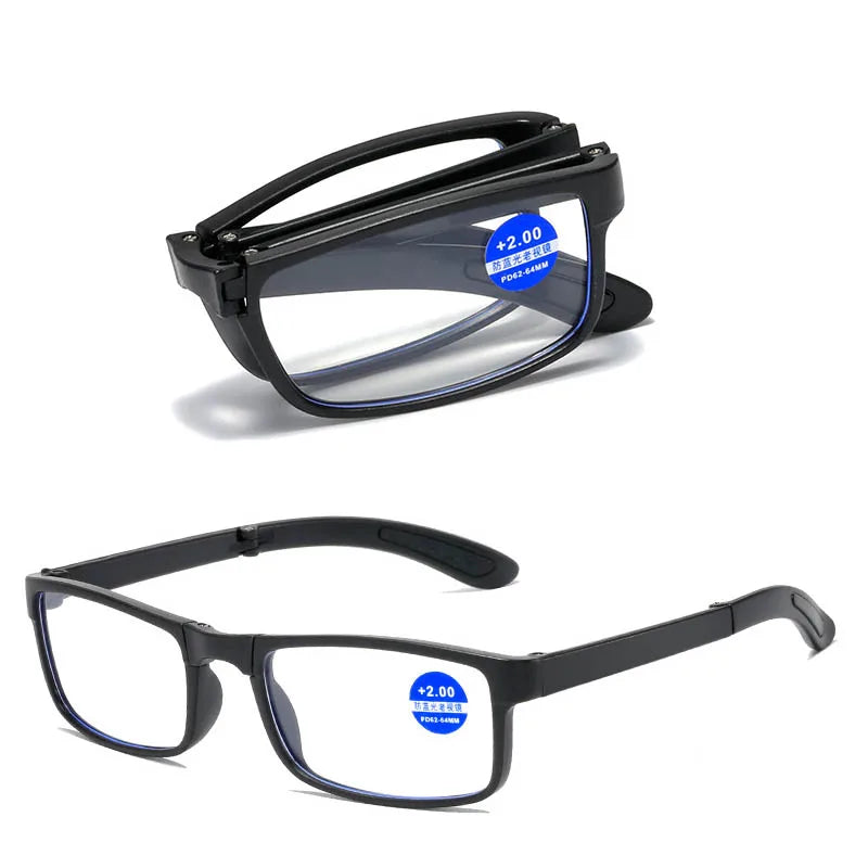 Square Reading Glasses | Folding & Standard Frame Options