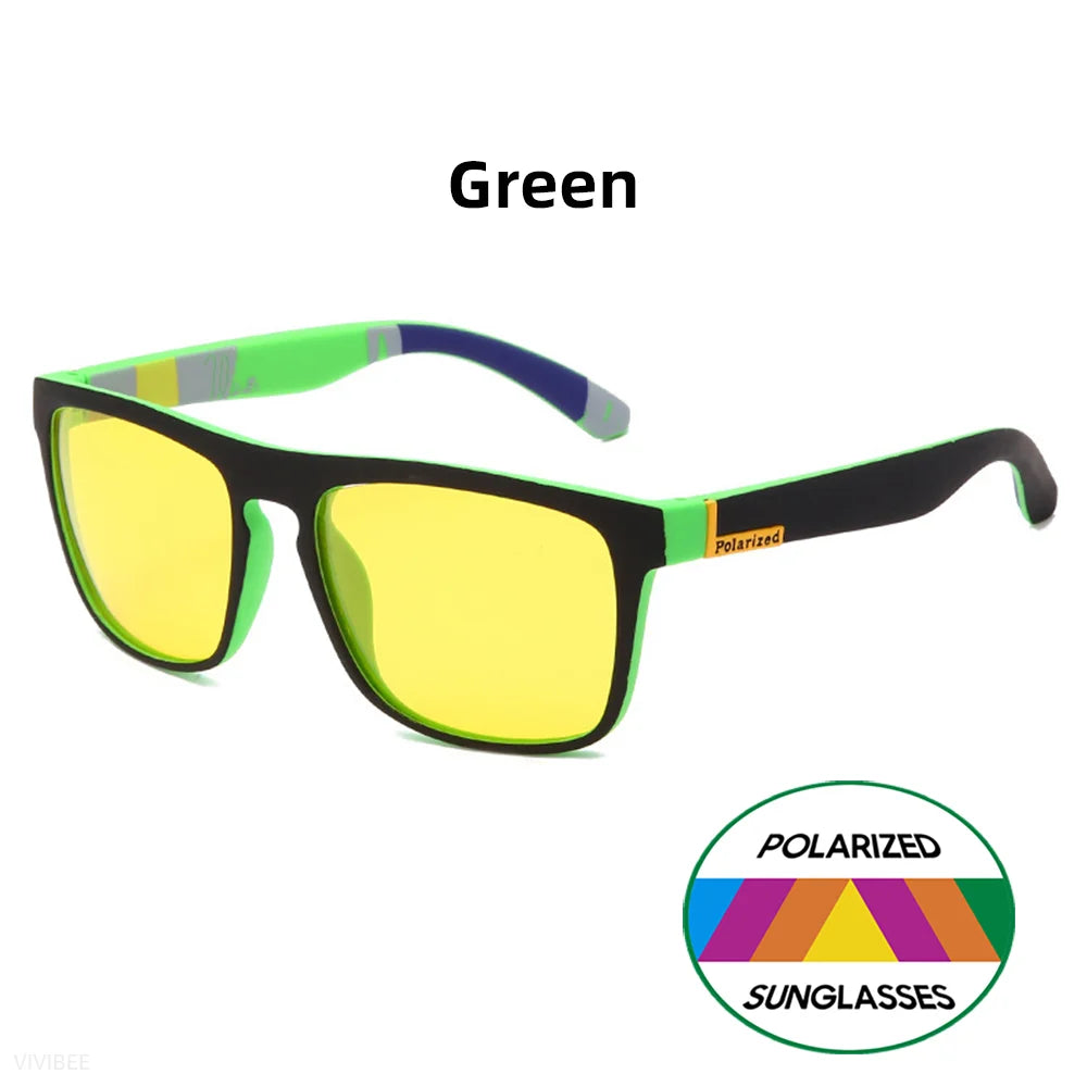 Yellow-Tinted Square Glasses | 4 Frame Colors