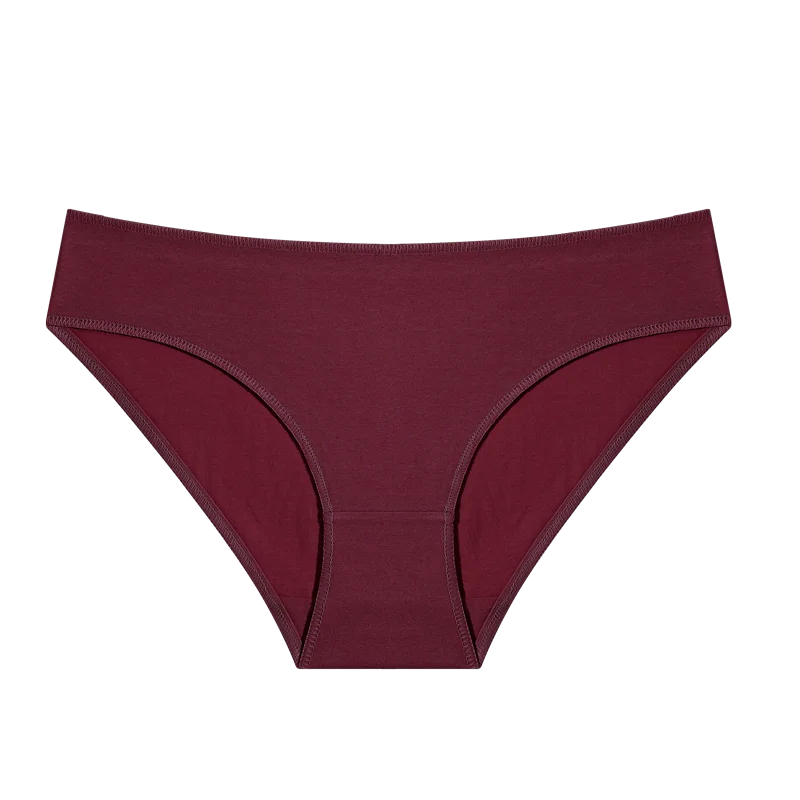 3-Pack Cotton Low-Rise Briefs – Breathable Lace-Trim Underwear for Women (S–XL, 20 Color Sets)