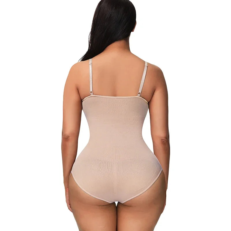 Butt Lift Elastic Bodysuits for Women Tummy Control Shapewear Belly Trimmer Sculpting Body Shaper Compression Slimming Tank Tops