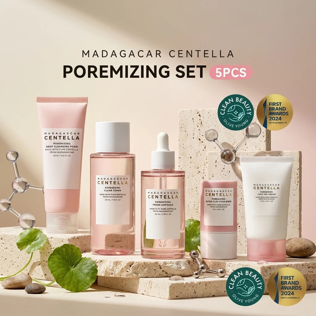 SKIN1004 Madagascar Centella Poremizing Skincare Set for Oily Skin