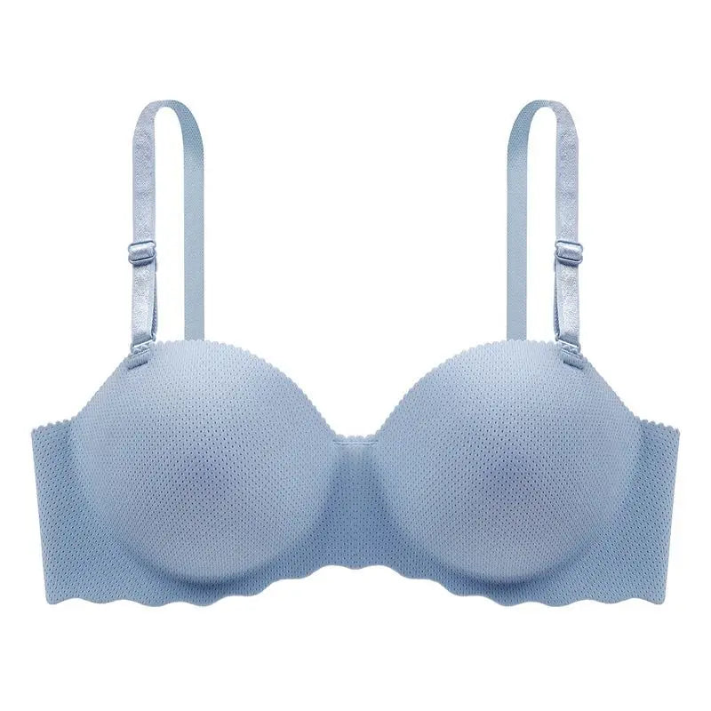 Seamless Push-Up Bralette — Wire-Free Padded Bra with Detachable Straps