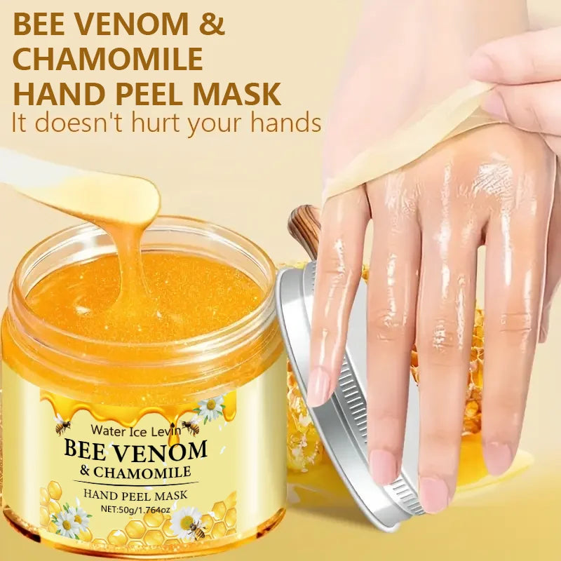 Bee Venom & Chamomile Hand Wax Mask – Exfoliating & Moisturizing Treatment