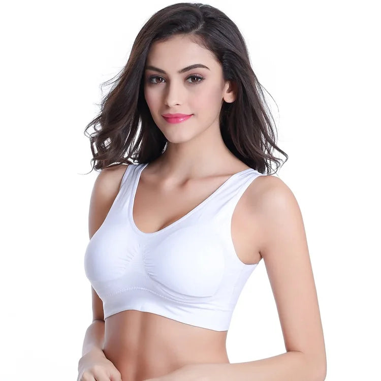Women's Seamless Lace Push-Up Bra – Wire-Free Beauty Back Bralette | Plus Size L–XXL