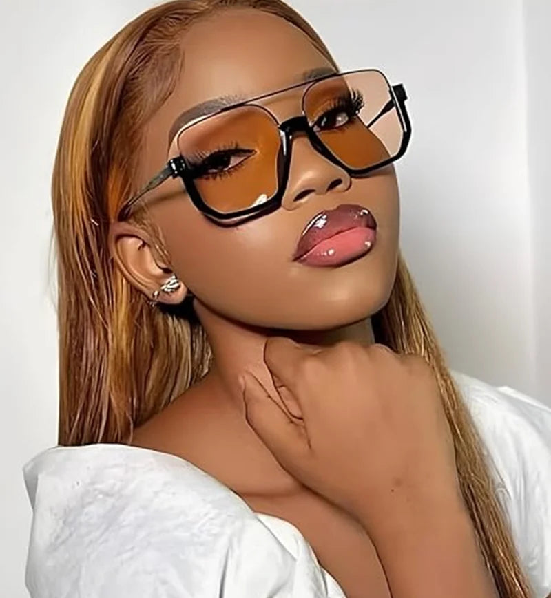 Unisex Double-Bridge Sunglasses | Metal Frame