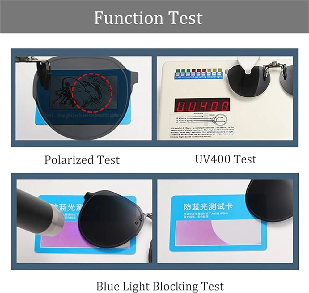 Flip-Up Clip-On Sunglasses | Colored Lens Options