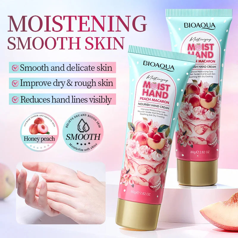 BIOAQUA Moisturizing Hand Cream – 80g, Four Scent Options