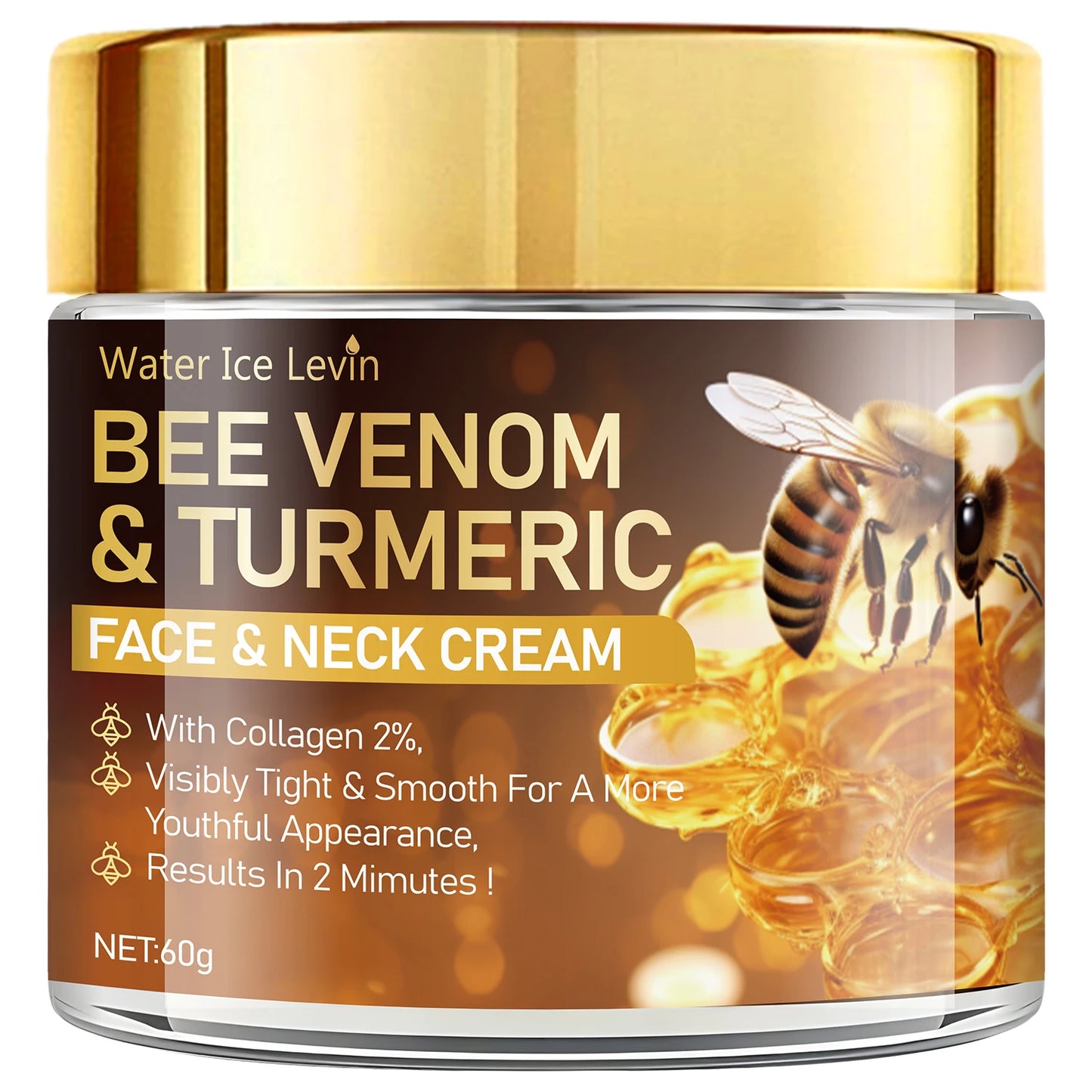 Bee Venom Cream Can Promptly Nourish Light Beige Skin |   Alcohol-Free and Hyaluronic Acid-Free, Suitable for All Light Beige Skin Tones.