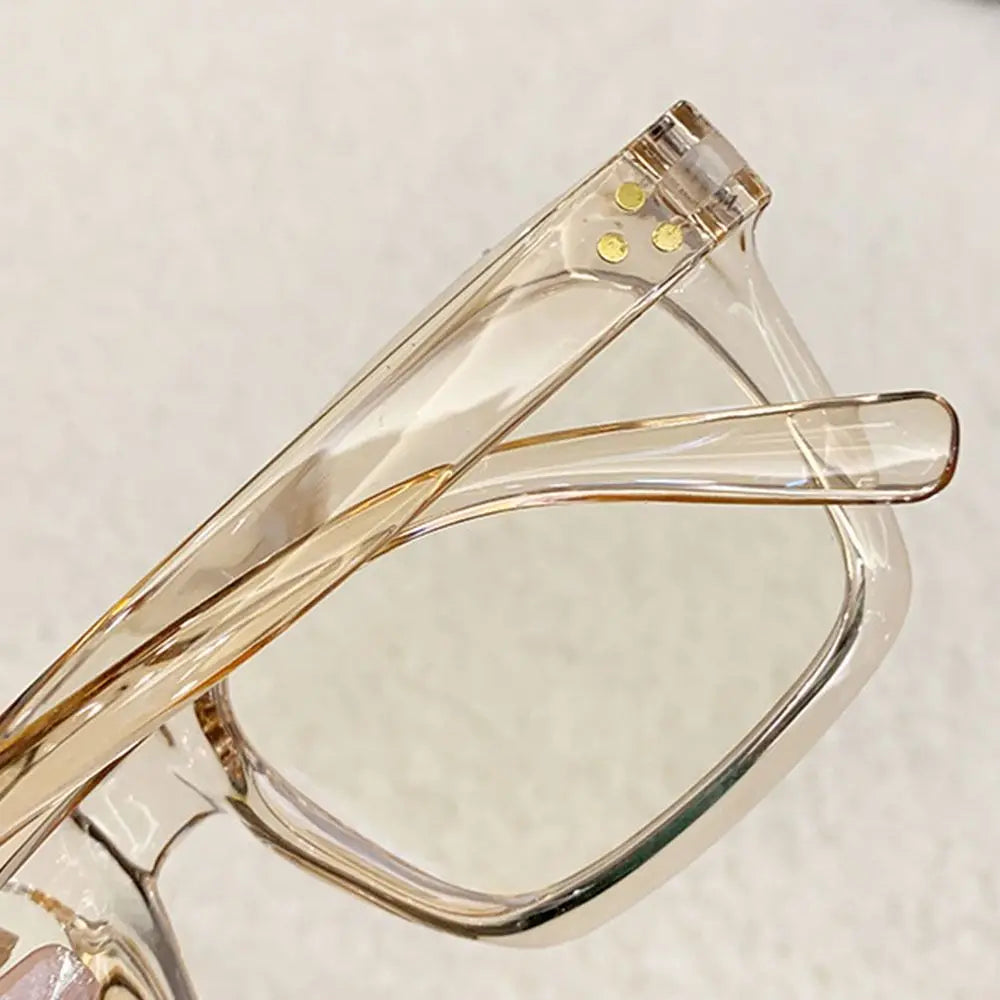 Oversized Square Clear-Lens Glasses | Unisex Statement Frames