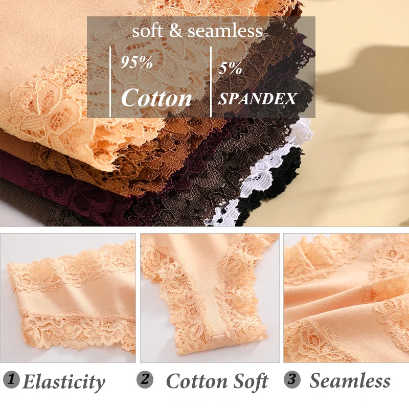 Cotton G-String Thong – Soft Breathable Low-Rise Underwear for Women (S–XL, 6 Colors)