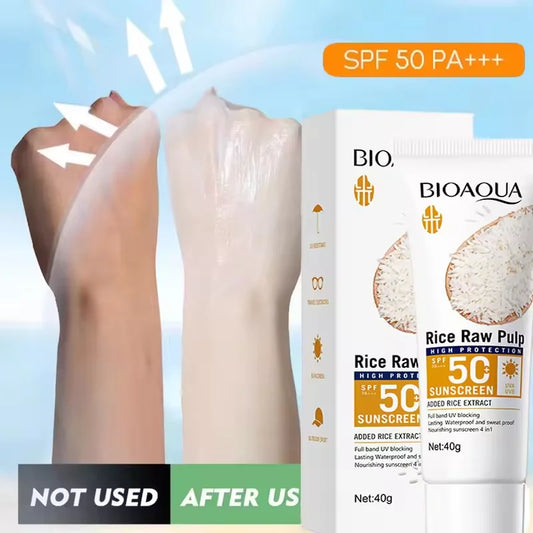 SPF 50+ Facial & Body Sunscreen Cream – Non-Greasy UV Protection