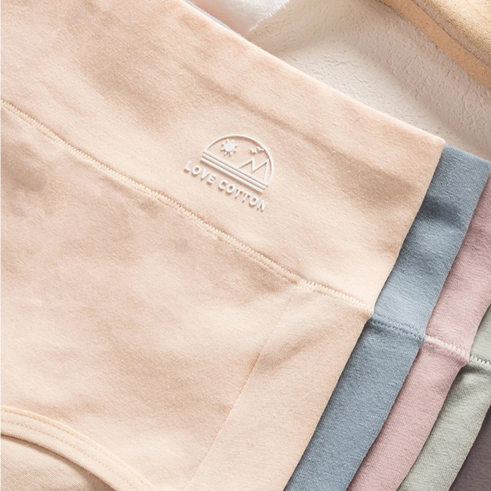Women's 5-Pack High Waist Cotton Underwear – Tummy Control, Butt Lift & Graphene Antibacterial Briefs | Sizes M-XXXL