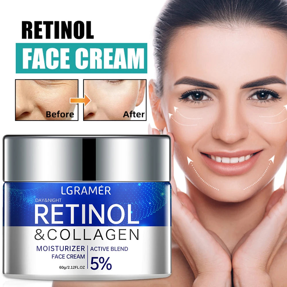 Retinol Anti-Aging Face Cream – Moisturizer for Dry Skin & Fine Lines