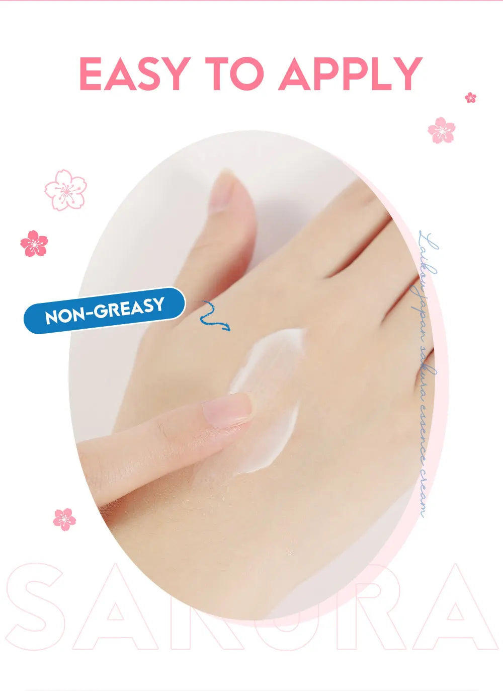 Sakura Whitening Face Cream Wrinkle Remover Fade Fine Lines Serum Firm Lift Shrink Pores Moisturizing Brighten Smooth Skin Care