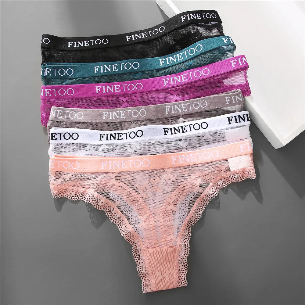 Women's Floral Lace G-String Thongs – 4-Piece Set | Butterfly T-Back Sexy Underwear (S–XL)