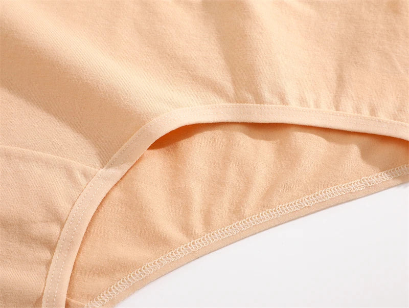 6-Pack Cotton Logo Waistband Bikini Briefs — Low-Rise Breathable Sport Panties