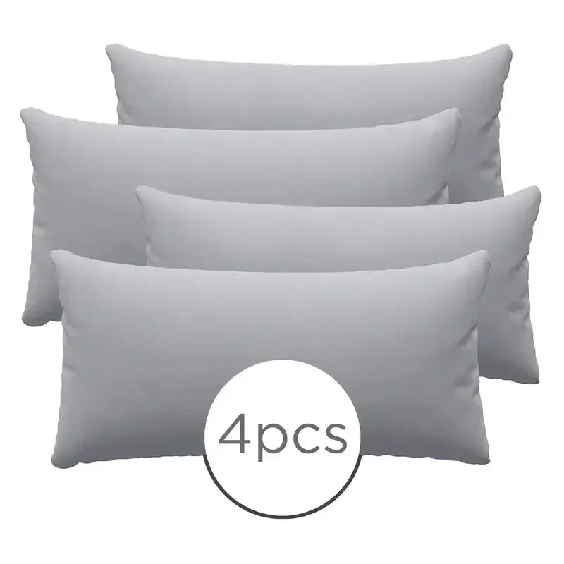 4-Pack Microfiber Pillowcases with Envelope Closure