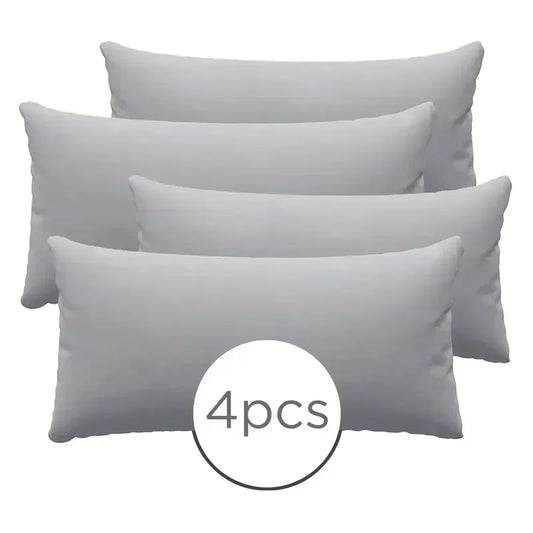4-Pack Microfiber Pillowcases with Envelope Closure