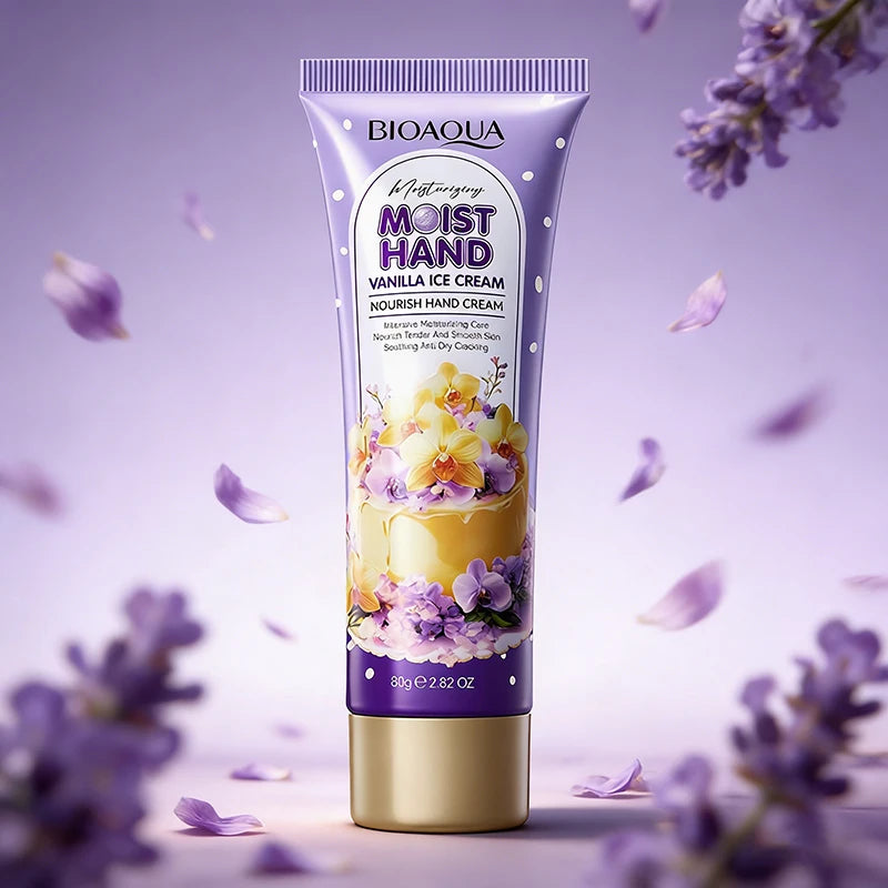 BIOAQUA Moisturizing Hand Cream – 80g, Four Scent Options