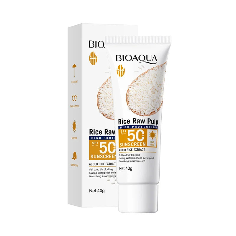 SPF 50+ Facial & Body Sunscreen Cream – Lightweight, Non-Greasy, Long-Lasting UV Protection
