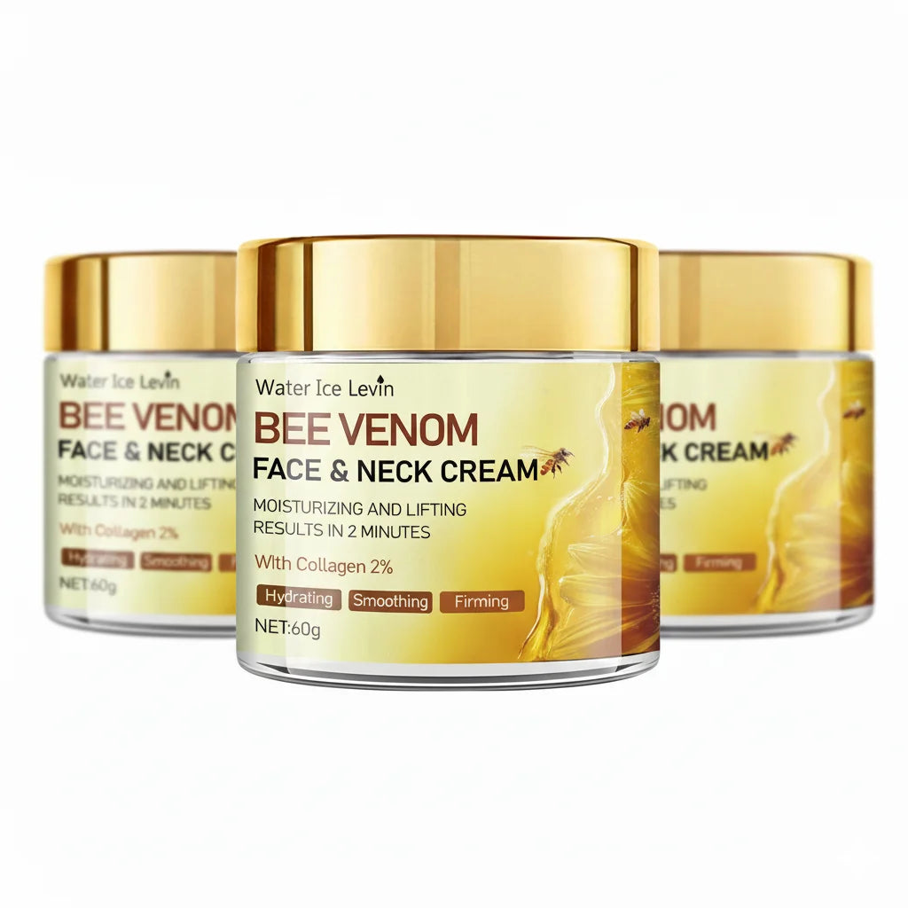 Water Ice Levin Bee Venom Face & Neck Cream – Anti-Aging Moisturizer, 60g