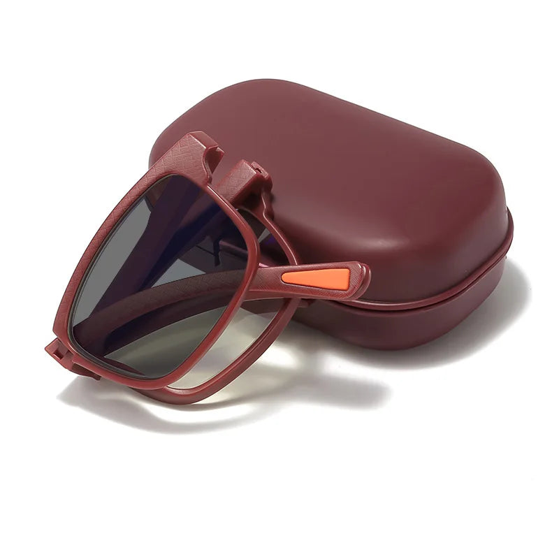 Folding Square Reading Glasses | Optional Case | +1.00 to +4.00