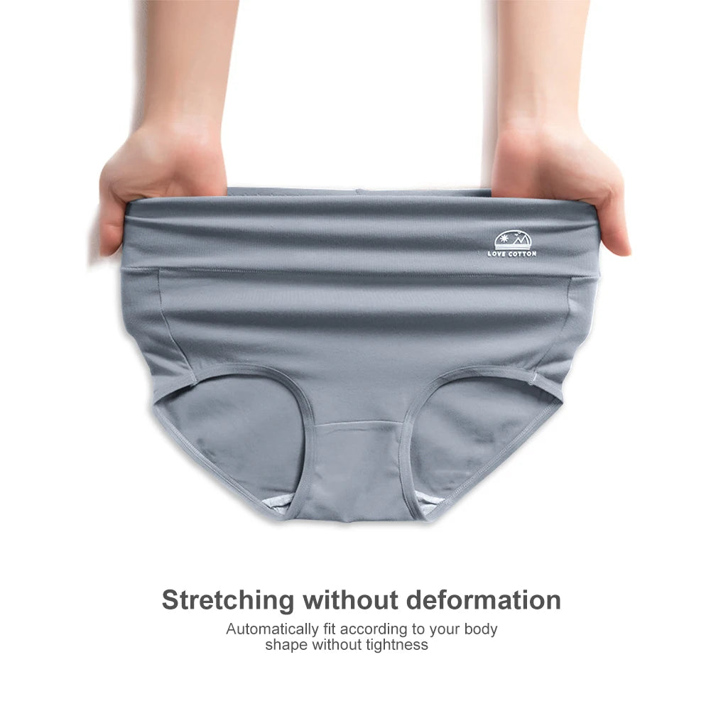 Women's 5-Pack High Waist Cotton Underwear – Tummy Control, Butt Lift & Graphene Antibacterial Briefs | Sizes M-XXXL