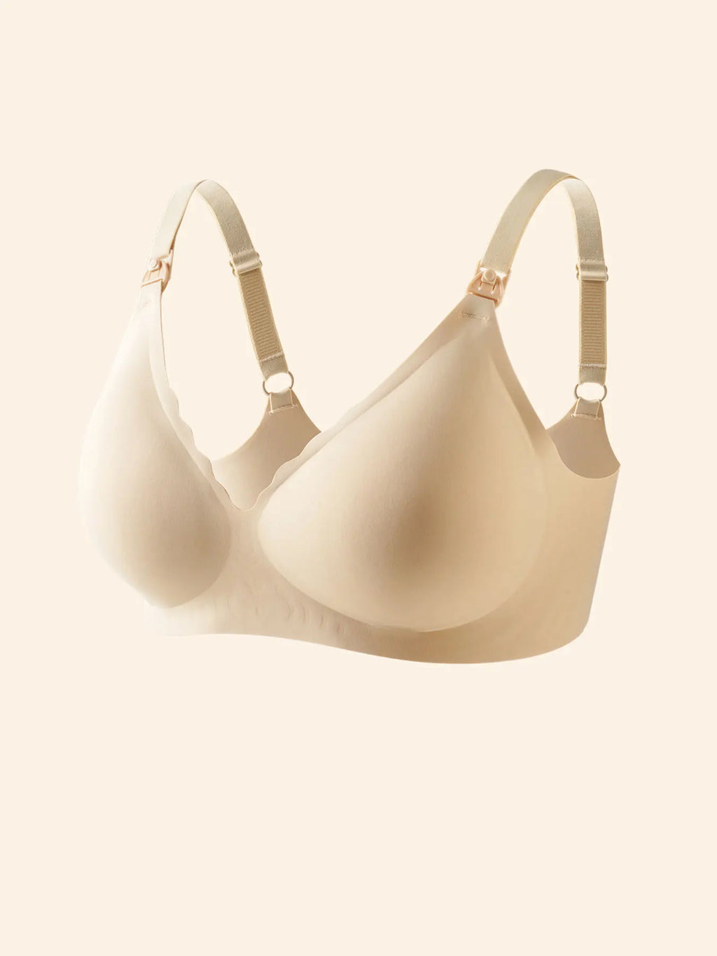 Women's Front Open Nursing Bra – Seamless Laser Cut Wire-Free Maternity Breastfeeding Bra | 9 Colors