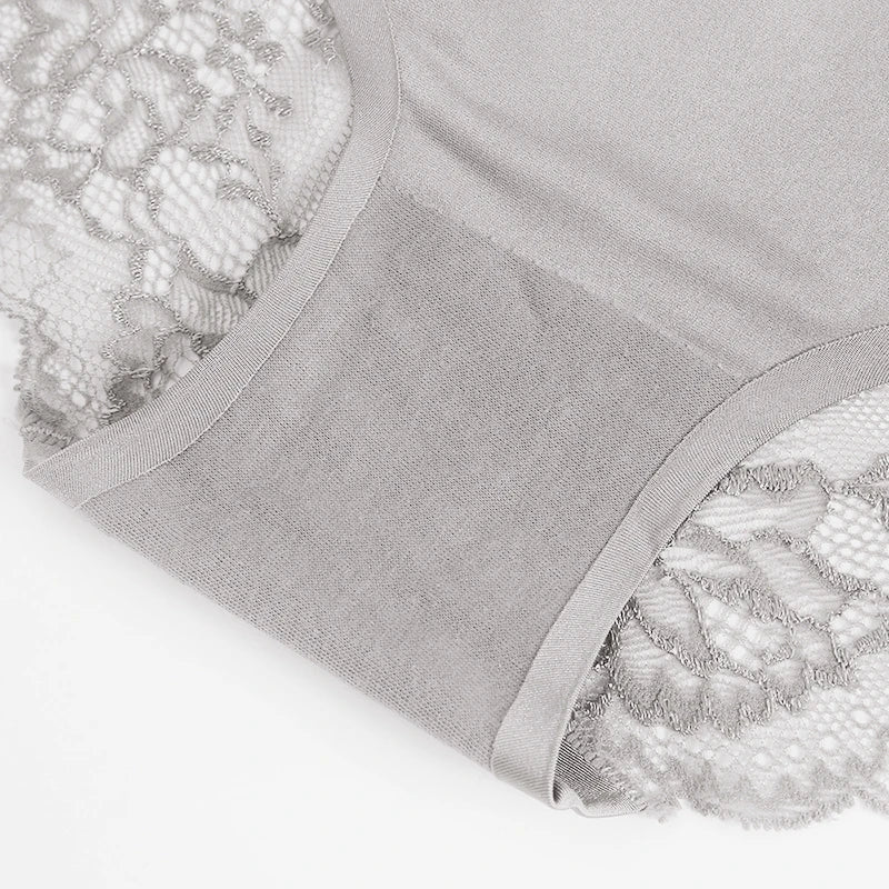3-Pack Lace Panties Set – Soft, Stretchy Low-Rise Briefs for Women | M–4XL