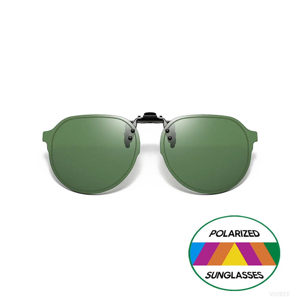 Flip-Up Clip-On Sunglasses | Colored Lens Options