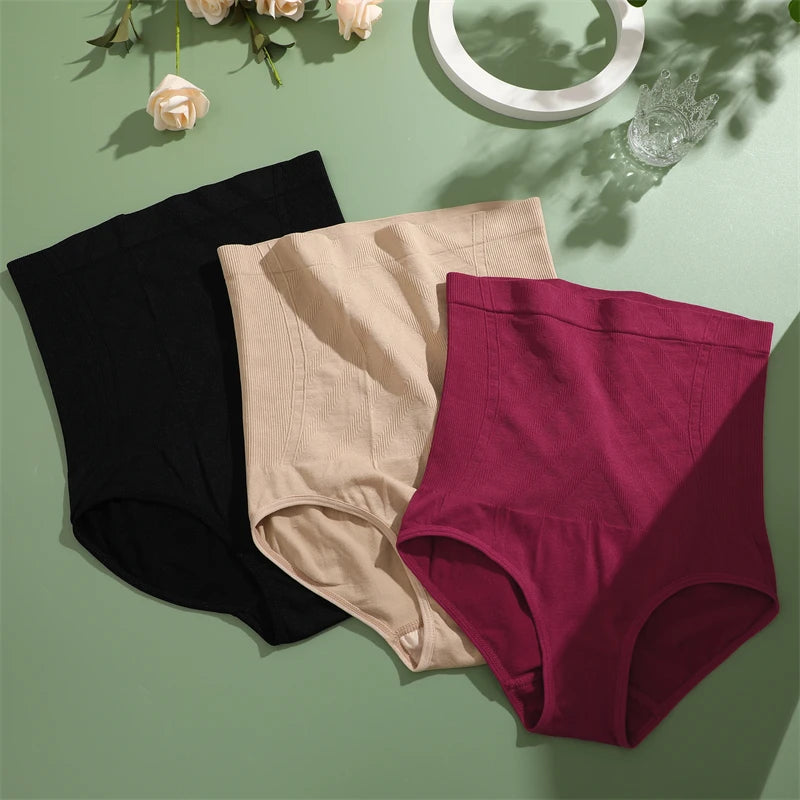 Tummy Control Thong Shapewear – High-Waist Seamless Butt Lifter Panty for Women (M–XL, 3 Colors)