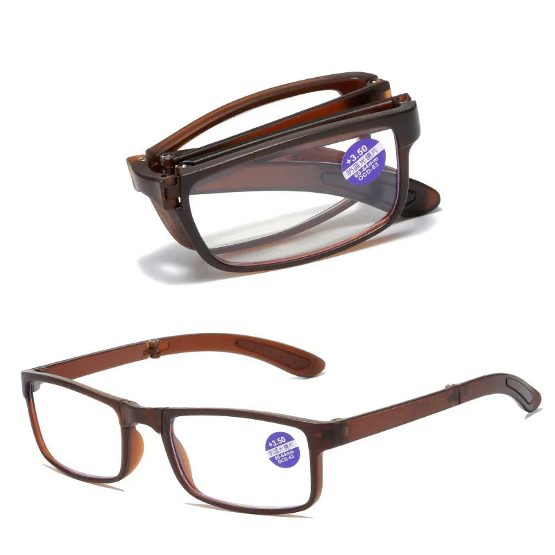 Square Reading Glasses | Folding & Standard Frame Options